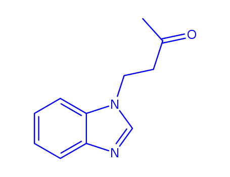 Molecular Structure of 79837-10-8 (2-Butanone,4-(1H-benzimidazol-1-yl)-(9CI))