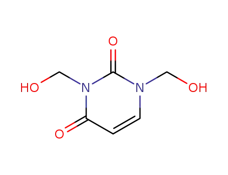 Molecular Structure of 79719-29-2 (2,4(1H,3H)-Pyrimidinedione, 1,3-bis(hydroxymethyl)-)