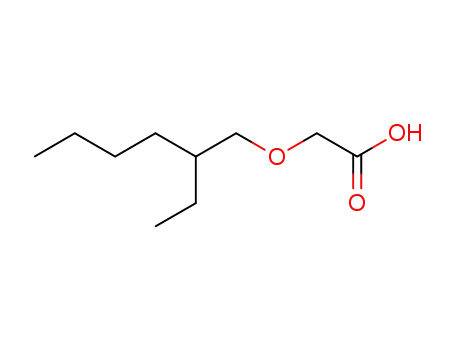 Molecular Structure of 79962-88-2 (Acetic acid, [(2-ethylhexyl)oxy]-)