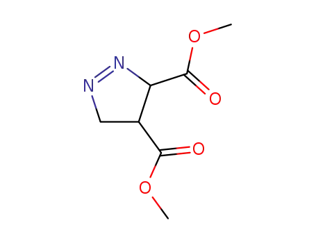 Molecular Structure of 126416-42-0 (3H-Pyrazole-3,4-dicarboxylic acid, 4,5-dihydro-, dimethyl ester)