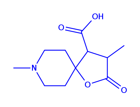 1-Oxa-8-azaspiro[4.5]decane-4-carboxylicacid, 3,8-dimethyl-2-oxo-