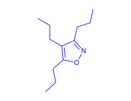 Molecular Structure of 873962-91-5 (Isoxazole,  3,4,5-tripropyl-)