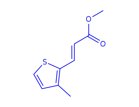 Molecular Structure of 873208-18-5 (METHYL 3-(3-METHYL-2-THIENYL)ACRYLATE)