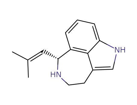1H-Azepino(5,4,3-cd)indole, 3,4,5,6-tetrahydro-6-(2-methyl-1-propenyl) -, (-)-