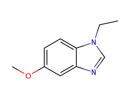 Molecular Structure of 79938-40-2 (1H-Benzimidazole,1-ethyl-5-methoxy-(9CI))