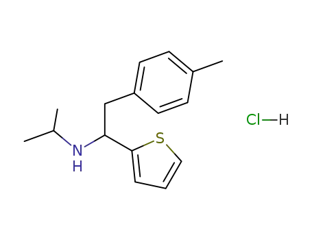 N-Isopropyl-alpha-(p-methylbenzyl)-2-thenylamine hydrochloride