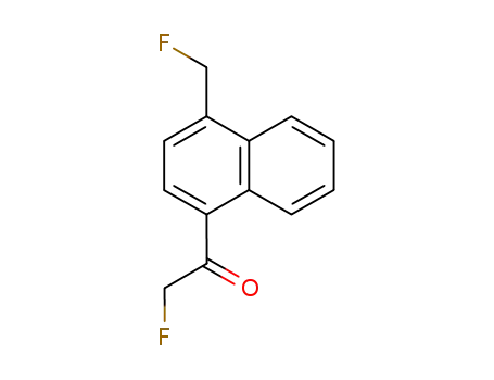 Ethanone, 2-fluoro-1-[4-(fluoromethyl)-1-naphthalenyl]- (9CI)