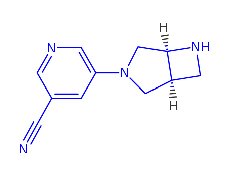 3-PYRIDINECARBONITRILE,5-(1S,5S)-3,6-DIAZABICYCLO[3.2.0]HEPT-3-YL-