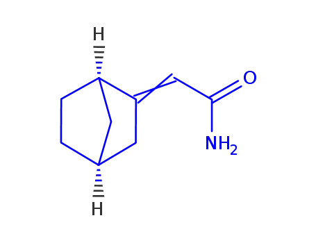 Molecular Structure of 80106-53-2 ((bicyclo(2.2.1)hept-2-ylidene)acetamide)