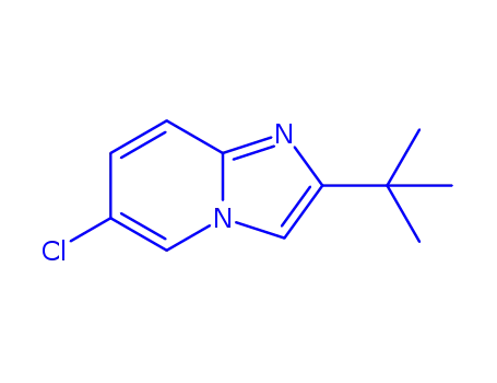 Molecular Structure of 873943-63-6 (2-TERT-BUTYL-6-CHLORO-IMIDAZO[1,2-A]PYRIDINE)