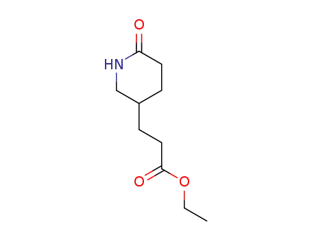 Molecular Structure of 87850-83-7 (ethyl 3-(6-oxopiperidin-3-yl)propanoate)