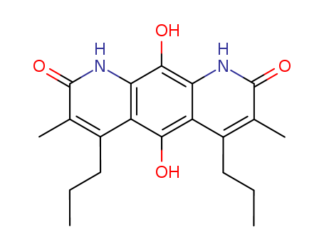 87614-39-9,5,10-Dihydroxy-3,7-dimethyl-4,6-dipropylpyrido[3,2-g]quinoline-2,8(1H,9H)-dione,