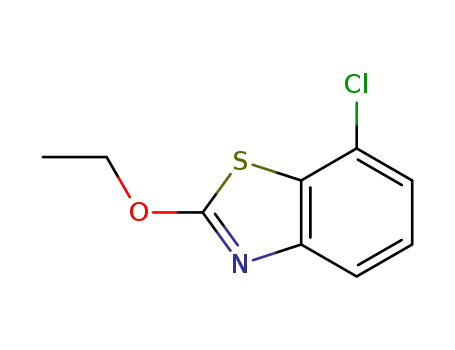 Molecular Structure of 80416-80-4 (Benzothiazole, 7-chloro-2-ethoxy- (9CI))