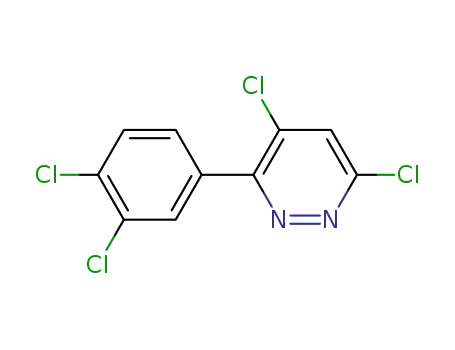Molecular Structure of 80591-56-6 (4,6-DICHLORO-3-(3,4-DICHLOROPHENYL)-PYRIDAZINE)