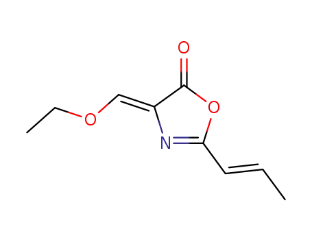 2-(1'-Propenyl)-4-ethoxymethylene-5-oxazolone