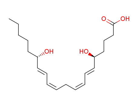 6,8,11,13-Eicosatetraenoicacid, 5,15-dihydroxy-, (5S,6E,8Z,11Z,13E,15S)-
