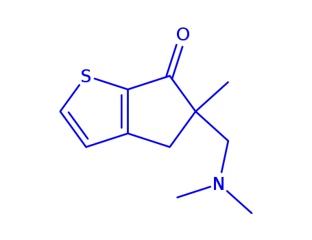 6H-Cyclopenta[b]thiophen-6-one,5-[(dimethylamino)methyl]-4,5-dihydro-5-methyl-(9CI)