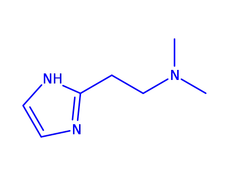 Molecular Structure of 802296-13-5 (Imidazole,  2-[2-(dimethylamino)ethyl]-  (8CI))