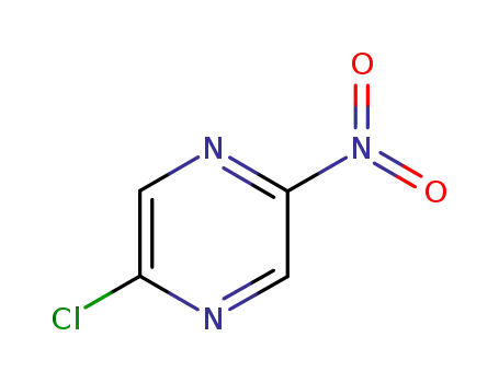 Molecular Structure of 87885-45-8 (2-CHLORO-5-NITROPYRAZINE)