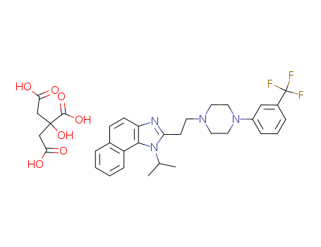1-(1-methylethyl)-2-(2-{4-[3-(trifluoromethyl)phenyl]piperazin-1-yl}ethyl)-1H-naphtho[1,2-d]imidazole 2-hydroxypropane-1,2,3-tricarboxylate (salt)