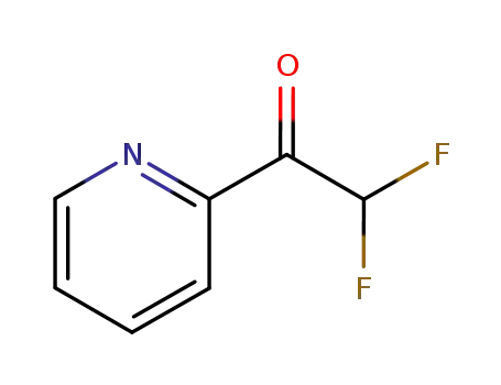 Molecular Structure of 80459-00-3 (Ethanone, 2,2-difluoro-1-(2-pyridinyl)- (9CI))