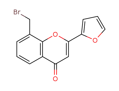 4H-1-Benzopyran-4-one, 8-(bromomethyl)-2-(2-furanyl)-