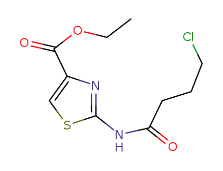 4-Thiazolecarboxylic acid, 2-[(4-chloro-1-oxobutyl)amino]-, ethyl ester