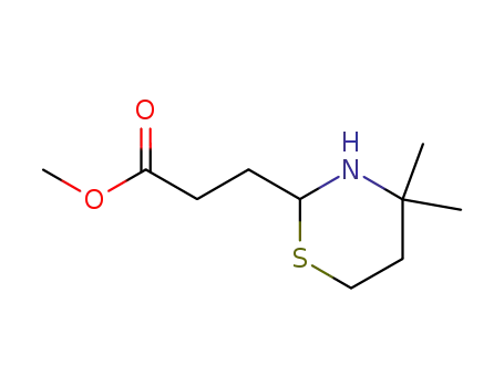 3-(4,4-dimethyl-[1,3]thiazinan-2-yl)-propionic acid methyl ester