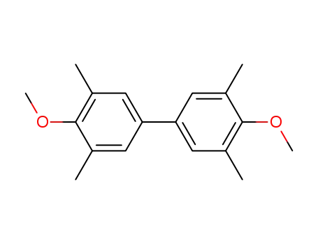 Molecular Structure of 47075-39-8 (1,1'-Biphenyl,4,4'-dimethoxy-3,3',5,5'-tetramethyl-)