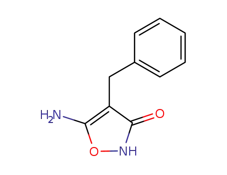 Molecular Structure of 881-25-4 (5-amino-4-benzyl-1,2-oxazol-3(2H)-one)