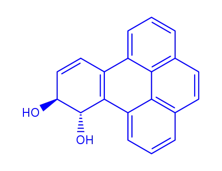 Molecular Structure of 66788-06-5 ((9R,10R)-9,10-dihydrobenzo[e]pyrene-9,10-diol)