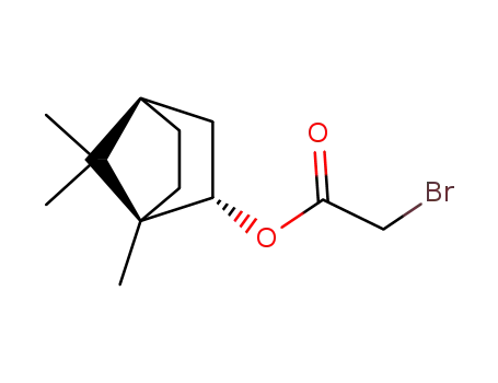 Molecular Structure of 77026-89-2 ((1S,2S,4R)-1,7,7-trimethylbicyclo[2.2.1]hept-2-yl bromoacetate)