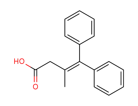 Molecular Structure of 80743-50-6 (3-methyl-4,4-diphenylbut-3-enoic acid)