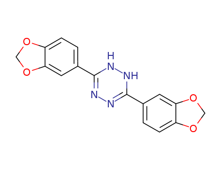 1,2,4,5-Tetrazine,3,6-bis(1,3-benzodioxol-5-yl)-1,4-dihydro- cas  81258-47-1