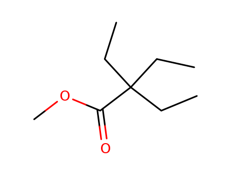 Molecular Structure of 10250-49-4 (Butanoic acid, 2,2-diethyl-, methyl ester)