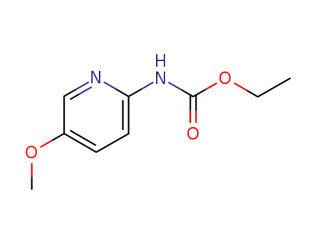 Molecular Structure of 81211-72-5 (Carbamic acid, (5-methoxy-2-pyridinyl)-, ethyl ester (9CI))