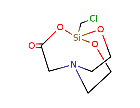 Molecular Structure of 81382-20-9 (1-(chloromethyl)-2,8,9-trioxa-5-aza-1-silabicyclo[3.3.3]undecan-3-one)