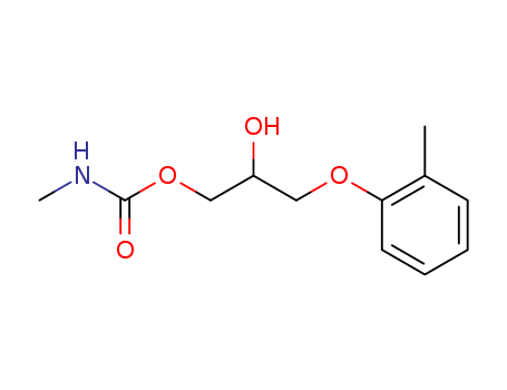 80985-74-6,CARBAMIC ACID, METHYL-, 2-HYDROXY-3-(o-TOLYLOXY)PROPYL ESTER,Carbamicacid, methyl-, 2-hydroxy-3-o-tolyloxypropyl ester (6CI)