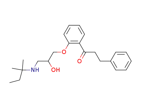 Molecular Structure of 81447-80-5 (Diprafenone)