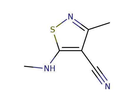 3-METHYL-5-(METHYLAMINO)ISOTHIAZOLE-4-CARBONITRILE