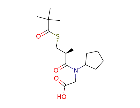 Molecular Structure of 81045-50-3 (Pivopril)