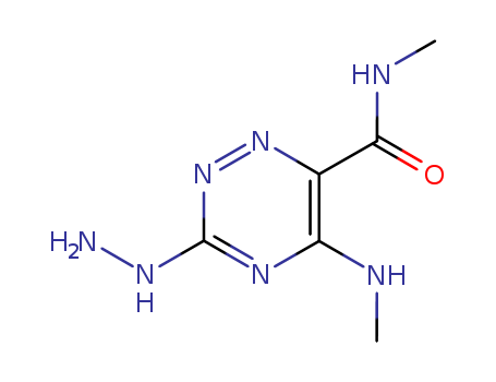 1,2,4-TRIAZINE-6-CARBOXAMIDE,3-HYDRAZINYL-N-METHYL-5-(METHYLAMINO)-