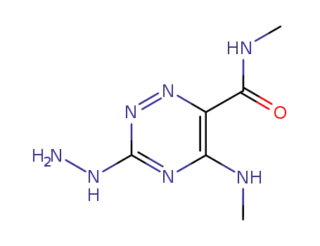 as-Triazine-6-carboxamide, 3-hydrazino-N-methyl-5-(methylamino)-