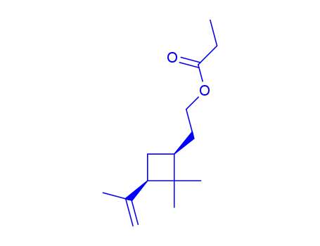 Cyclobutaneethanol, 2,2-dimethyl-3-(1-methylethenyl)-, propanoate, (1R,3S)- (9CI)