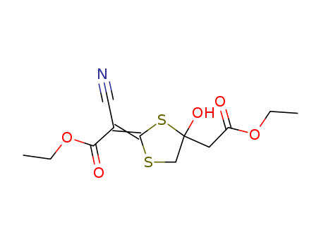 88406-71-7,ethyl cyano[4-(2-ethoxy-2-oxoethyl)-4-hydroxy-1,3-dithiolan-2-ylidene]acetate,