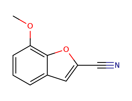 35351-49-6,7-methoxybenzofuran-2-carbonitrile,2-cyano-7-methoxybenzofuran;7-methoxybenzo(b)furan-2-carbonitrile;7-methoxy-benzofuran-2-carbonitrile;cyano-2 methoxy-7 benzofuranne;7-methoxybenzo(b)furane-2-carbonitrile;