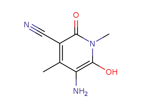 3-Pyridinecarbonitrile,  5-amino-1,2-dihydro-6-hydroxy-1,4-dimethyl-2-oxo-