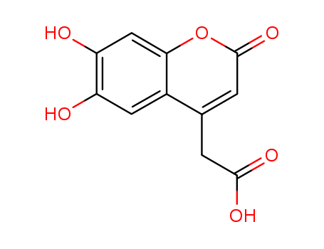 2H-1-Benzopyran-4-aceticacid, 6,7-dihydroxy-2-oxo-