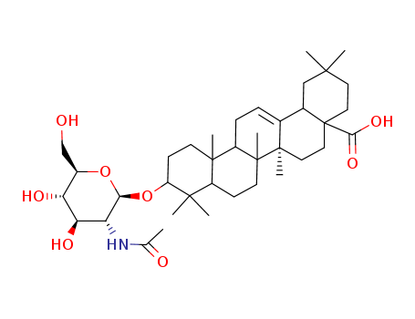 (4aS,6aS,6aS,6bR,8aS,10S,12aS,14bR)-10-[(2R,3R,4R,5S,6R)-3-acetamido-4,5-dihydroxy-6-(hydroxymethyl)oxan-2-yl]oxy-2,2,6a,6b,9,9,12a-heptamethyl-1,3,4,5,6,6a,7,8,8a,10,11,12,13,14b-tetradecahydropicene
