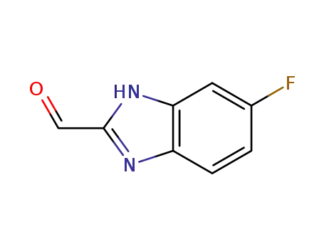 Molecular Structure of 885280-34-2 (5-Fluorobenzimidazole-2-carboxaldehyde)